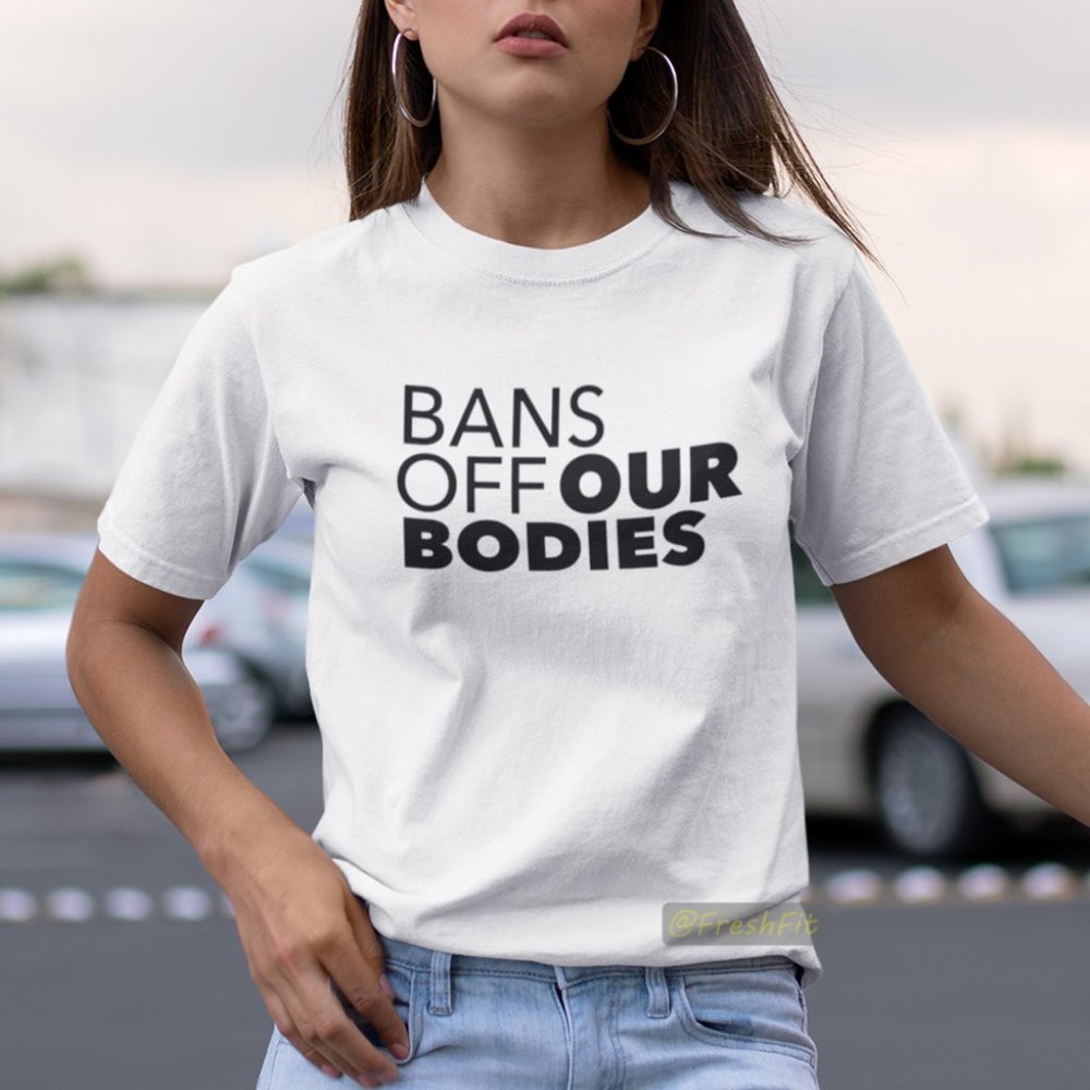 🆕Bans Off Our Bodies White T-Shirt Tee